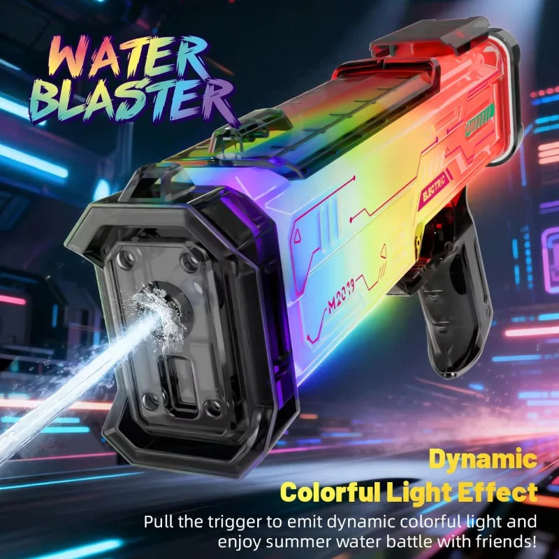 Kids' Electric Water Blaster with LED Lights & Sound Effects