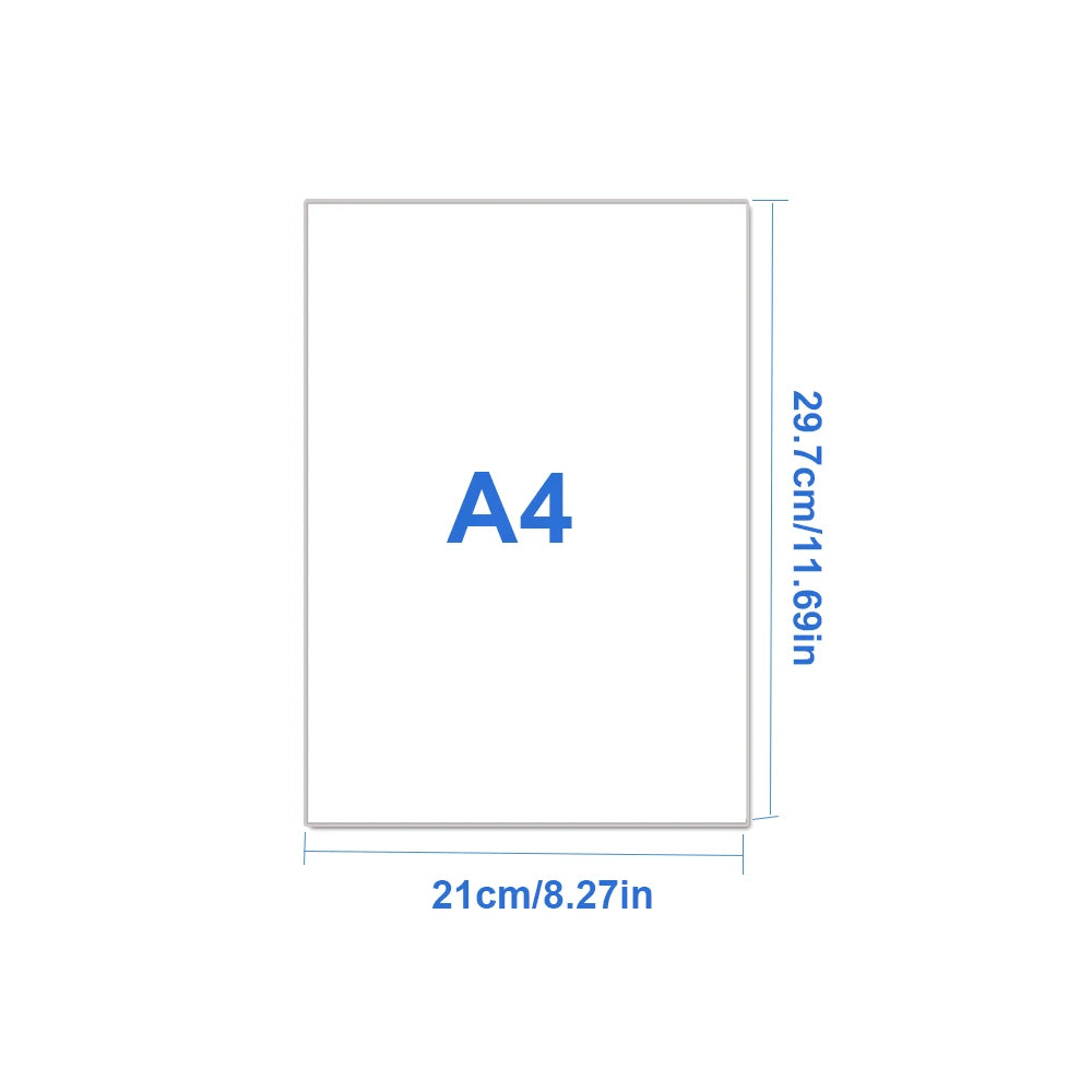 A4 size double-sided non-stick release paper for diamond painting, measuring 29.7cm by 21cm.
