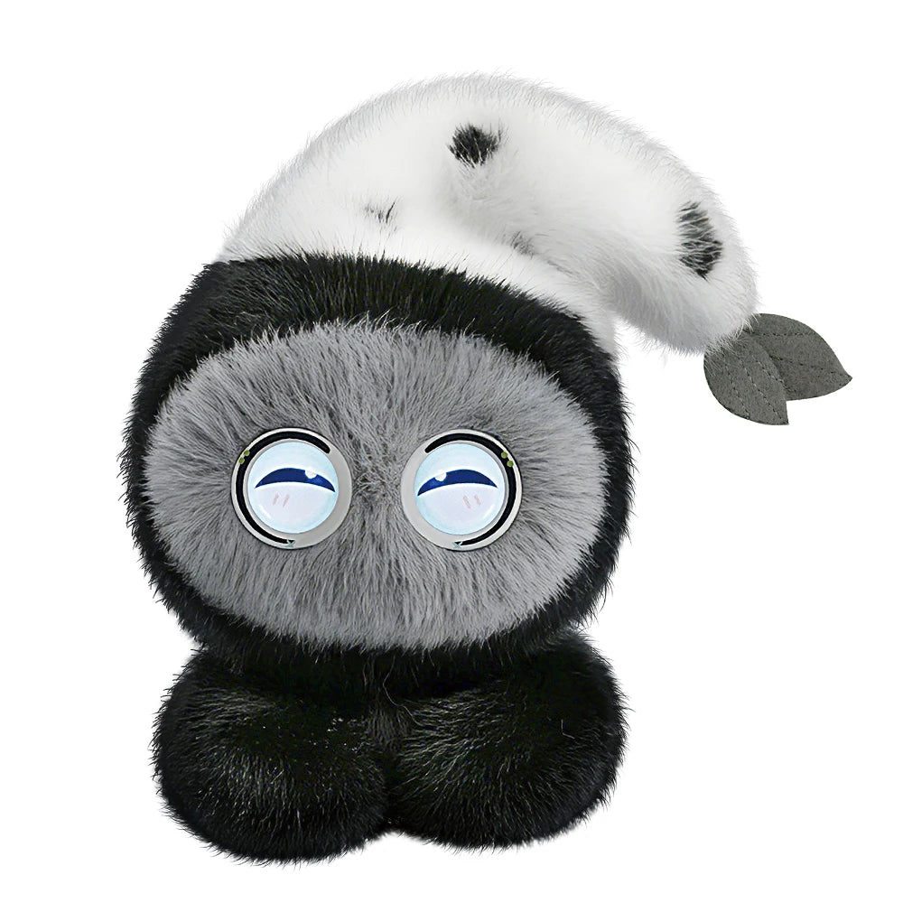 Interactive AI Plush Robot with LED Eyes & Voice Control