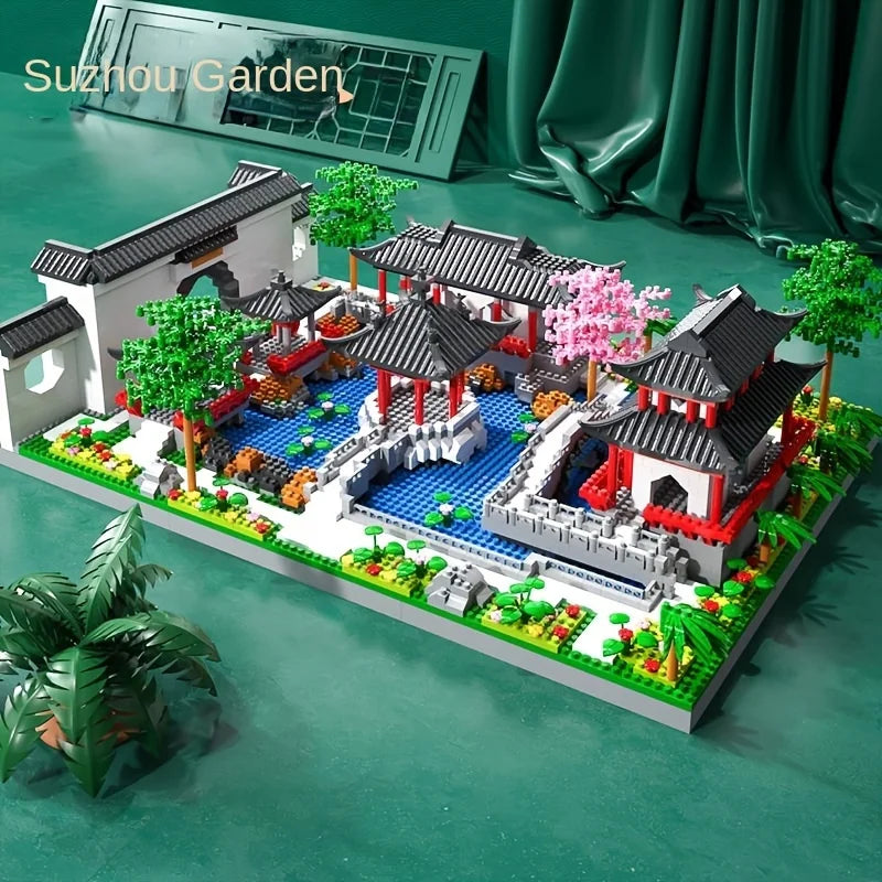 Classical Suzhou Garden Micro Building Blocks Set