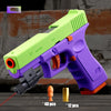 Soft Bullet Pistol with Blowback Action and Shell Ejection