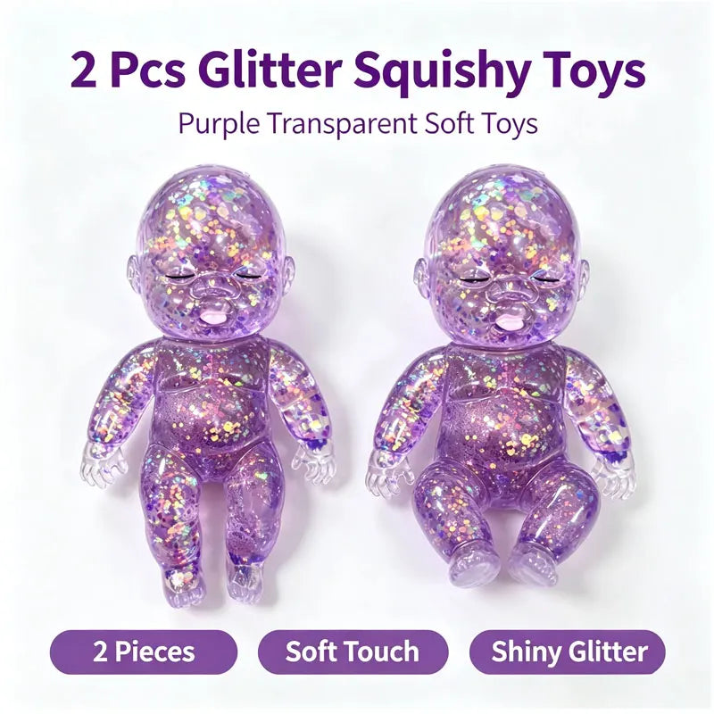 Glitter Squishy Stress Relief Toy