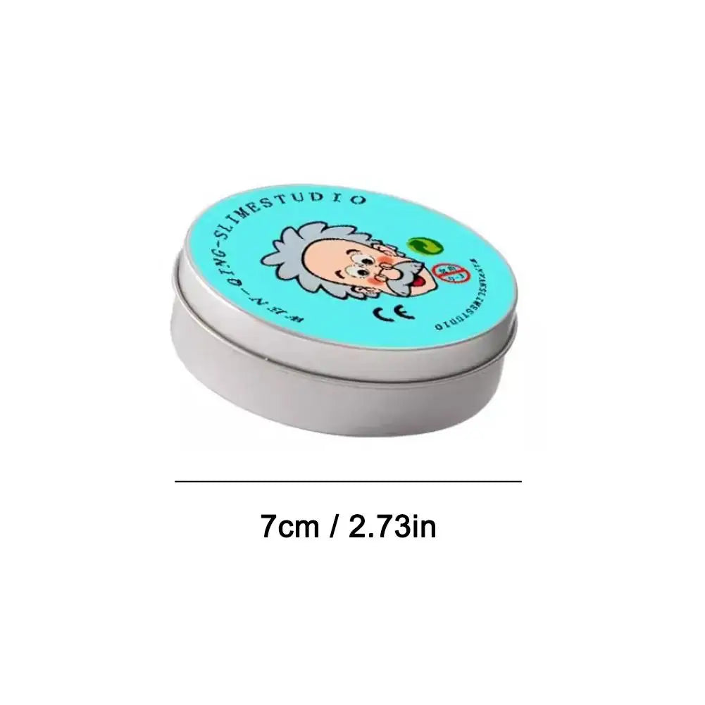 Crystal Clear Sensory Putty with Tin – Stress Relief & Bouncing Toy