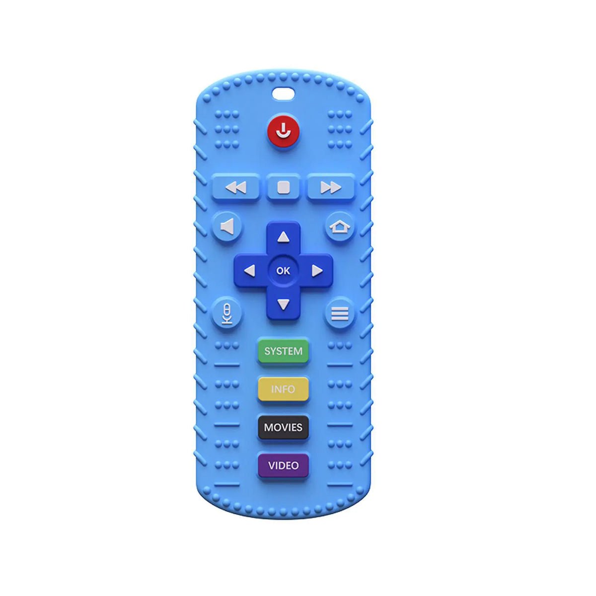 Silicone Remote Control Teether for Baby Soothing