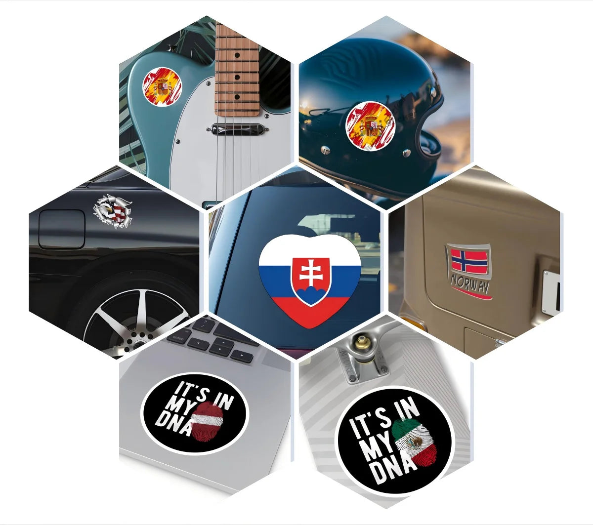 Texas State Flag Sticker Decal – Durable Vinyl for Car & Outdoor Use