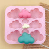 Silicone Cloud Mold for Candles and Desserts – 8-Cavity Flexible Pan