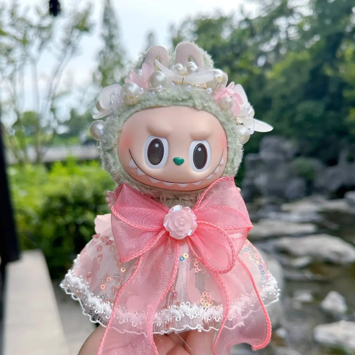 Dreamy Fairy Outfit for Labubu and SkullPanda Dolls