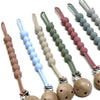 Baby Pacifier Clip with Silicone Teething Beads