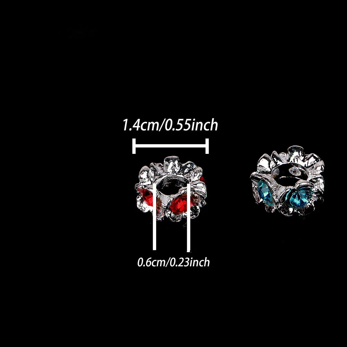 Decorative Flower Spacer Beads for Jewelry Making