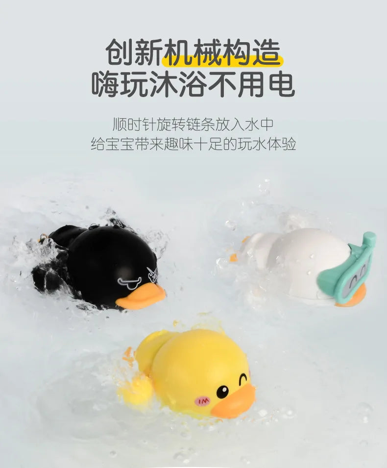 Floating Wind-Up Bath Toys for Toddlers – Cute Animal Clockwork Water Play