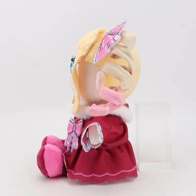 A plush toy of the Re:Zero character Beatrice with pink and yellow accents.