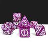 Dragon Pattern Polyhedral Dice Set for RPG & Tabletop Gaming