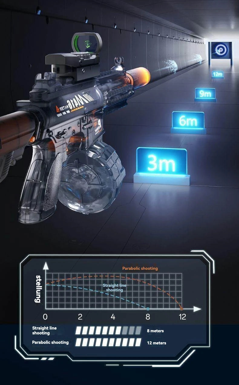 M416 Electric Water Gun with Rapid-Fire Action