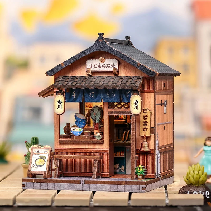 Japanese Mini Store Book Nook DIY Kit
