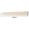 A rectangular, light beige plastic bone folder with dimensions 205mm long and 24mm high.