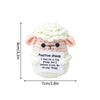 Handmade Crochet Positive Doll with Hugging Card