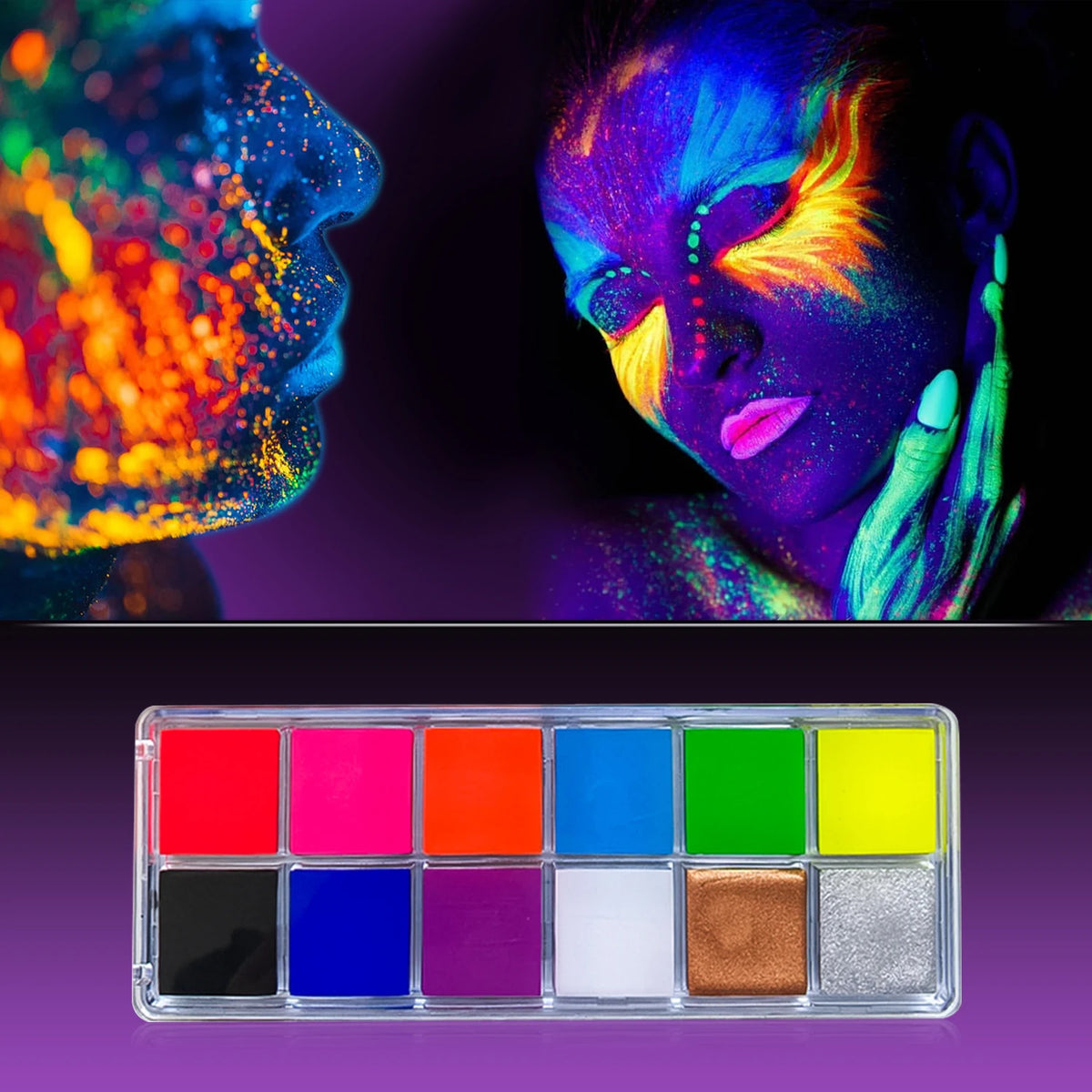 Professional Face & Body Paint Palette for Halloween, Cosplay & SFX