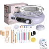 Compact Pottery Wheel Craft Kit with Tools and Paints