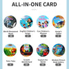 A collection of learning cards for children including songs, rhymes, fables, fairy tales, and wisdom stories.