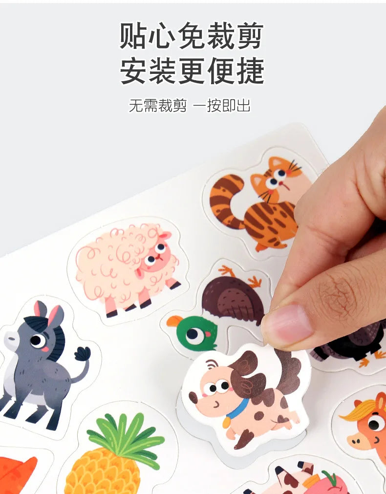 Montessori Toddler Busy Book with Matching Games