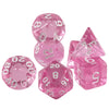 Crystal Clear Polyhedral Dice Set for Tabletop RPGs