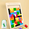 Colorful Wooden Tangram Puzzle – Educational Geometric Shape Toy