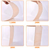 A set of premium basswood craft sheets shown in various thicknesses: 1.5mm, 2mm, 3mm, and 4mm.