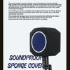 Studio Microphone Foam Isolation Shield with Pop Filter Windshield
