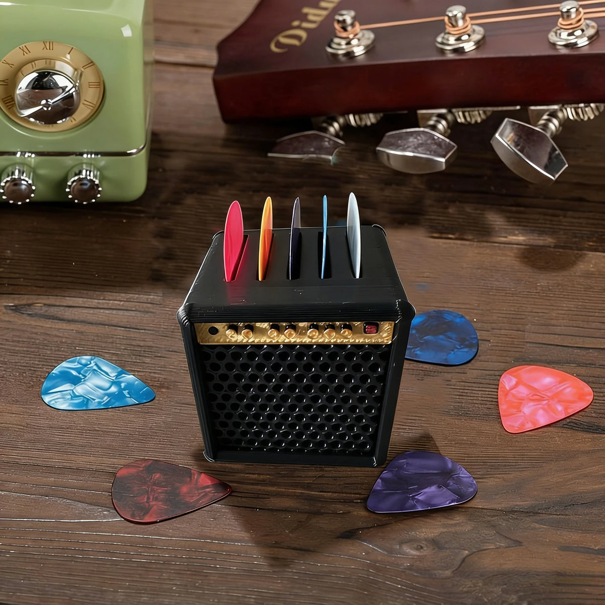 Vintage Speaker Guitar Pick Holder