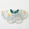 6-Layer Cotton Baby Bib with Reversible Design
