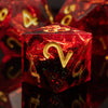 Handmade Resin Sharp Edge Dice Set for RPG Games