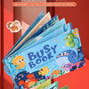 Montessori Quiet Book – Interactive Word Recognition & Early Learning Activity Book for Kids