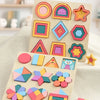 Wooden Rainbow Shape Sorting Puzzle for Kids