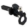 Black metal trailer hitch receiver for 1/8 and 1/10 RC crawler cars