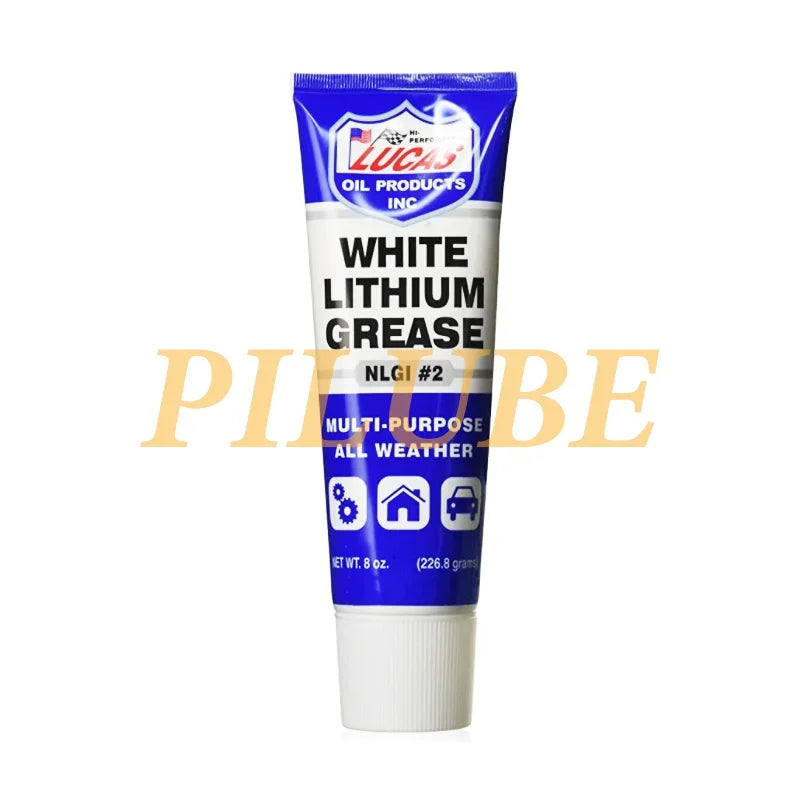 Tube of Lucas Oil White Lithium Grease multi-purpose lubricant