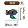 Large A3 wooden jigsaw puzzle of an elephant