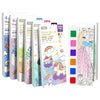 Watercolor Painting Book with Brush — Portable Art Kit for Kids