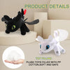 White Dragon Plush Toy – Soft Huggable Anime Body Pillow