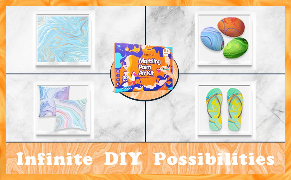 Kids Water Marbling Painting Kit