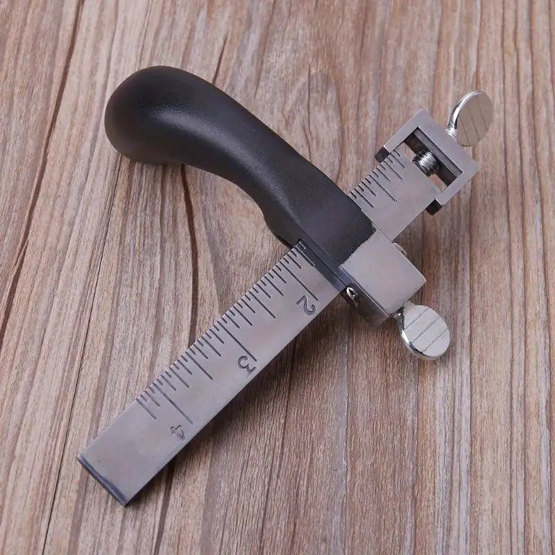 Adjustable Leather Strap Cutter with Two Blades