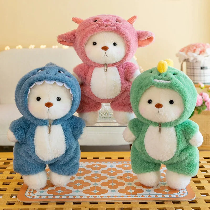 Adorable Suit-Wearing Plush Bear