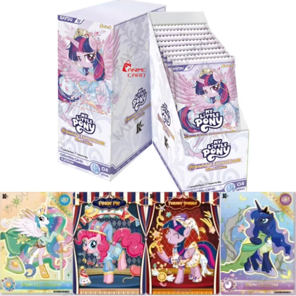 Box of My Little Pony Friendship Eternal Moon Edition collectible trading cards