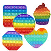 Rainbow Pop Fidget Toy – Large 20cm Squishy Sensory Stress Relief for Kids & Adults