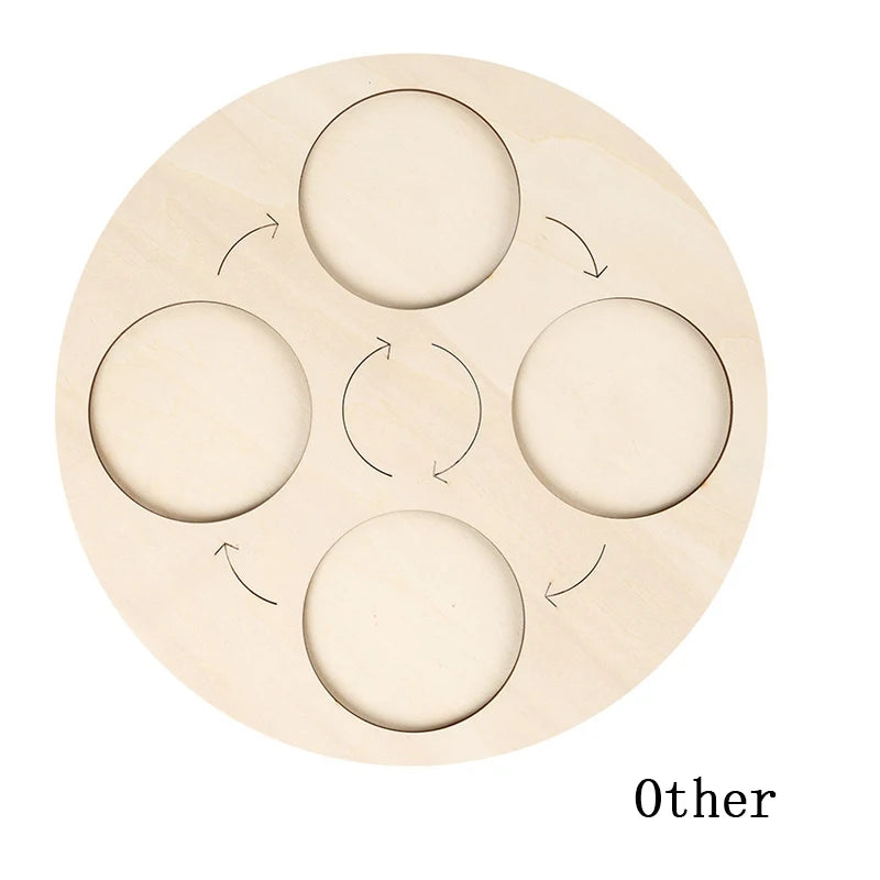 Wooden Life Cycle Learning Board for Kids