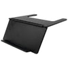 Black foldable mahjong card holder with a non-slip stand.
