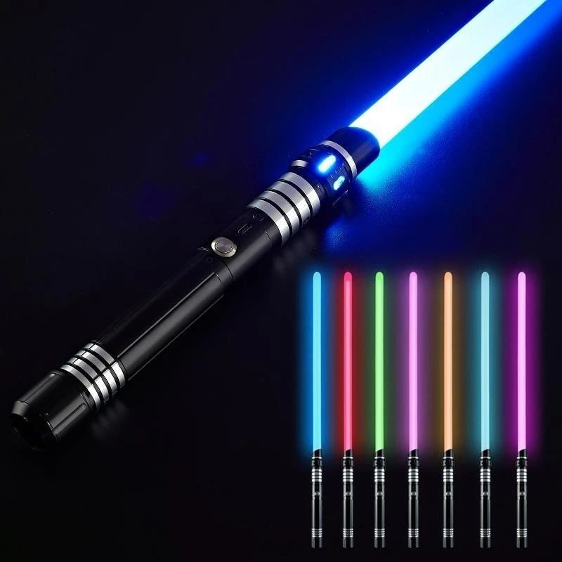 RGB Metal Lightsaber with 7 Color Modes and Sound Effects