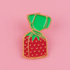 Strawberry Enamel Pin Brooch for Bags and Jackets
