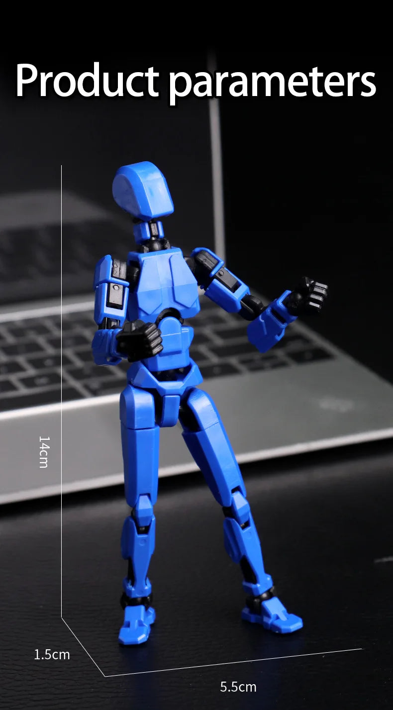 3D Articulated Action Figure Building Toy