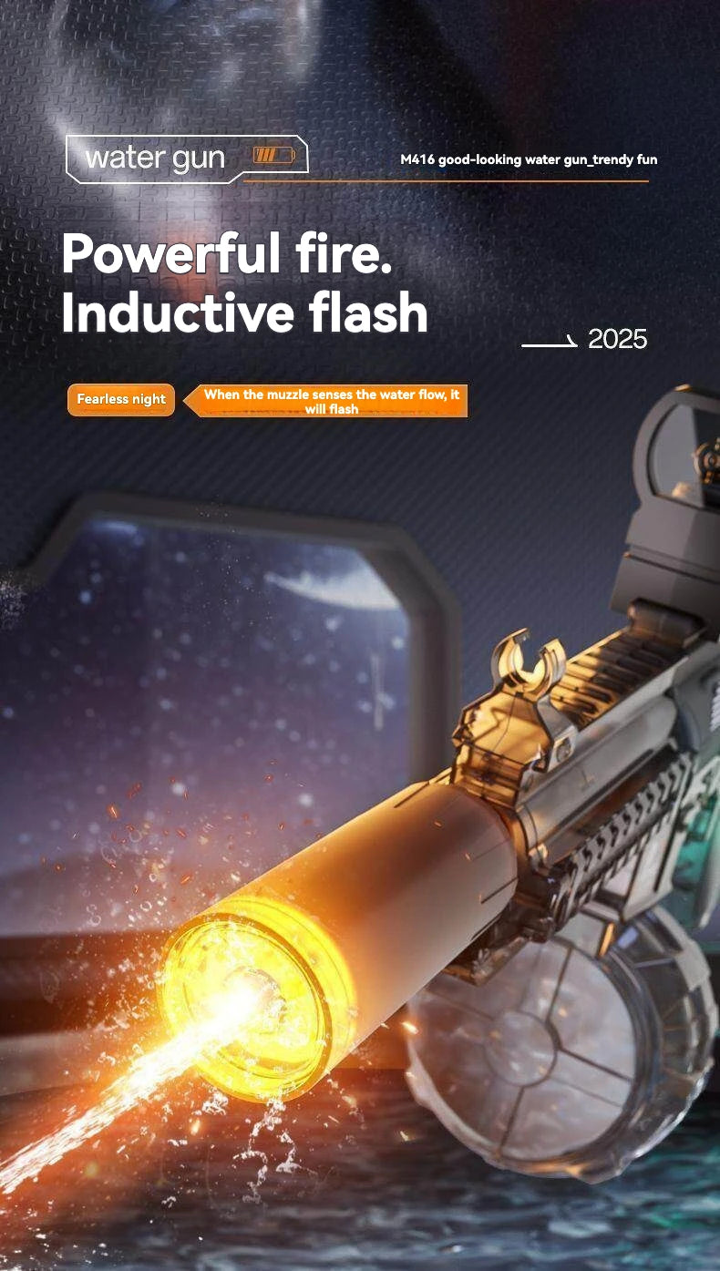 M416 Electric Water Gun with Rapid-Fire Action