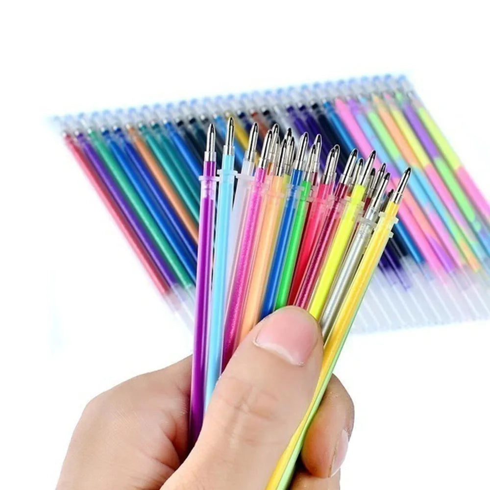 Gel Pen Refills Set – Glitter, Metallic & Neon Ink